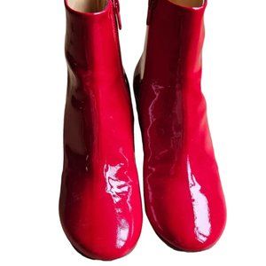 MM6 Patent Leather Boots